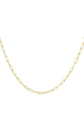 Schakelketting basic Goud kleur Stainless Steel