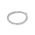 Armband Big Beads Goud kleur Stainless Steel-6MM