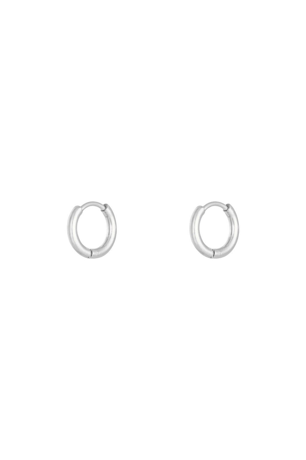 Oorbellen Little Hoops 1,2cm Goud kleur Stainless Steel