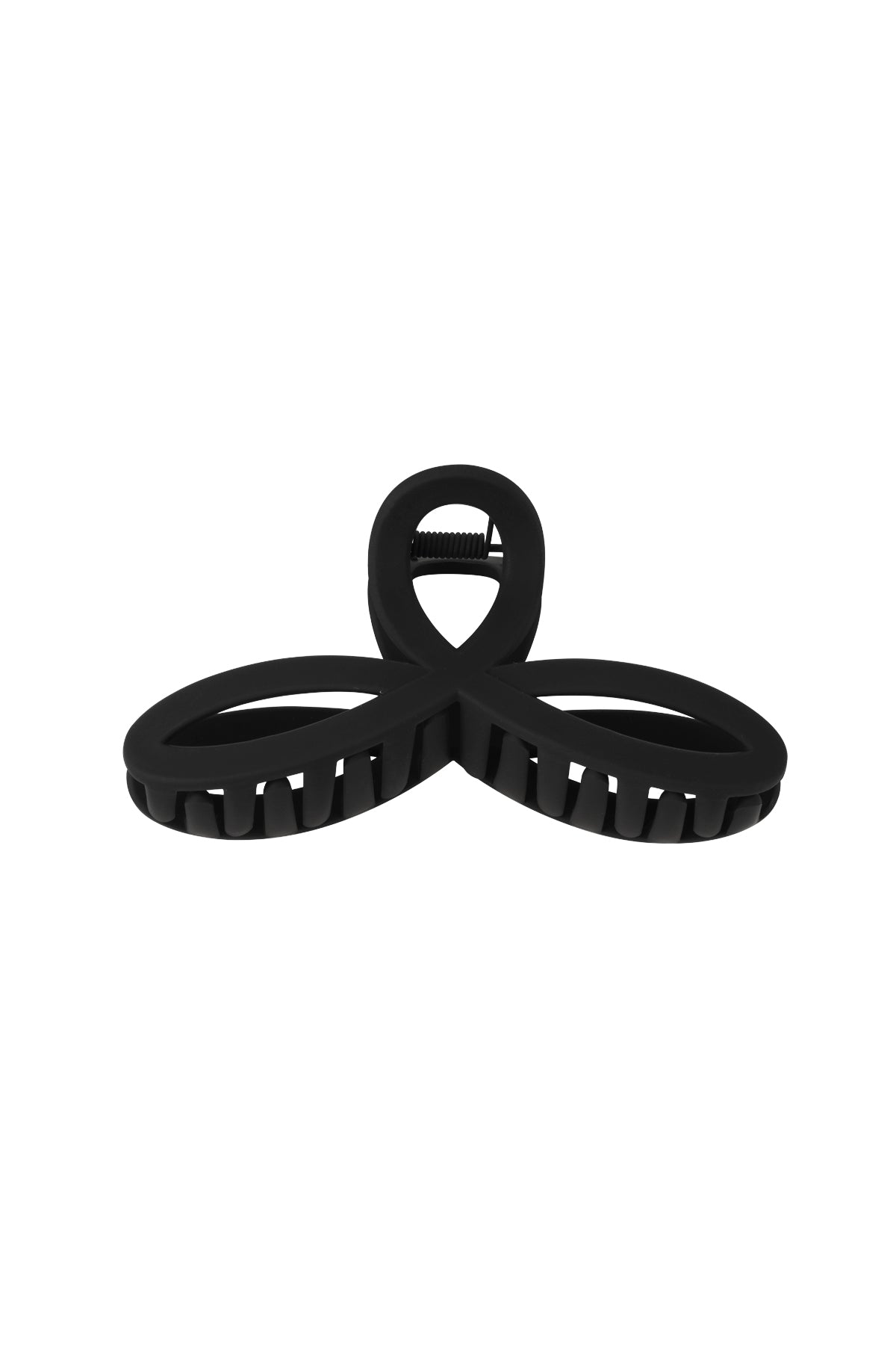 Haarklem schattig - zwart Plastic