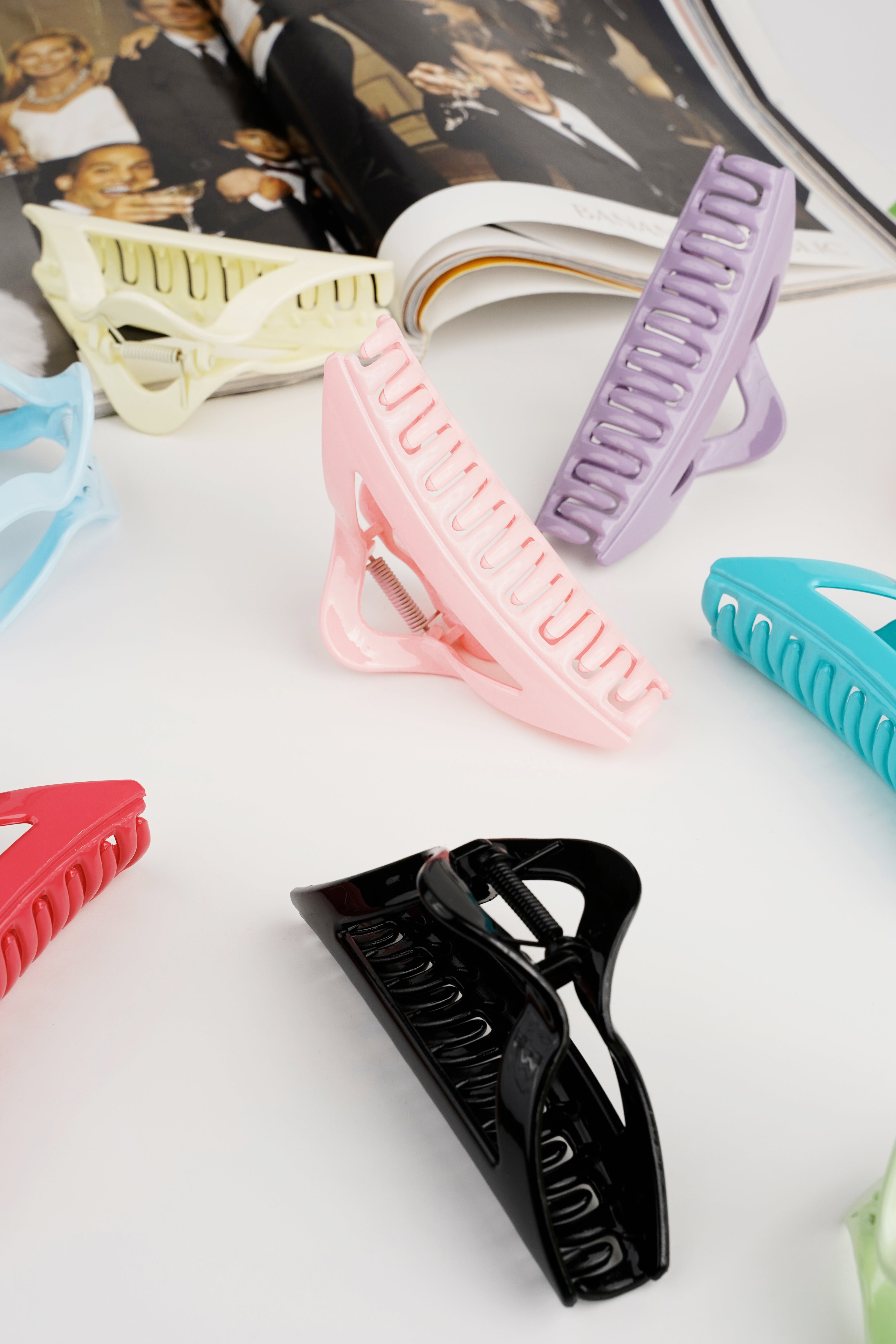 Haarclip zomerse triangle