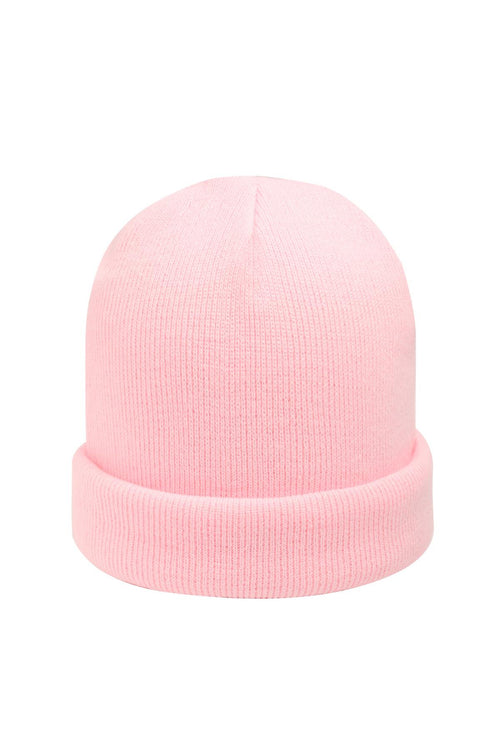 Beanie Rainbow Colors Lichtroze Acryl