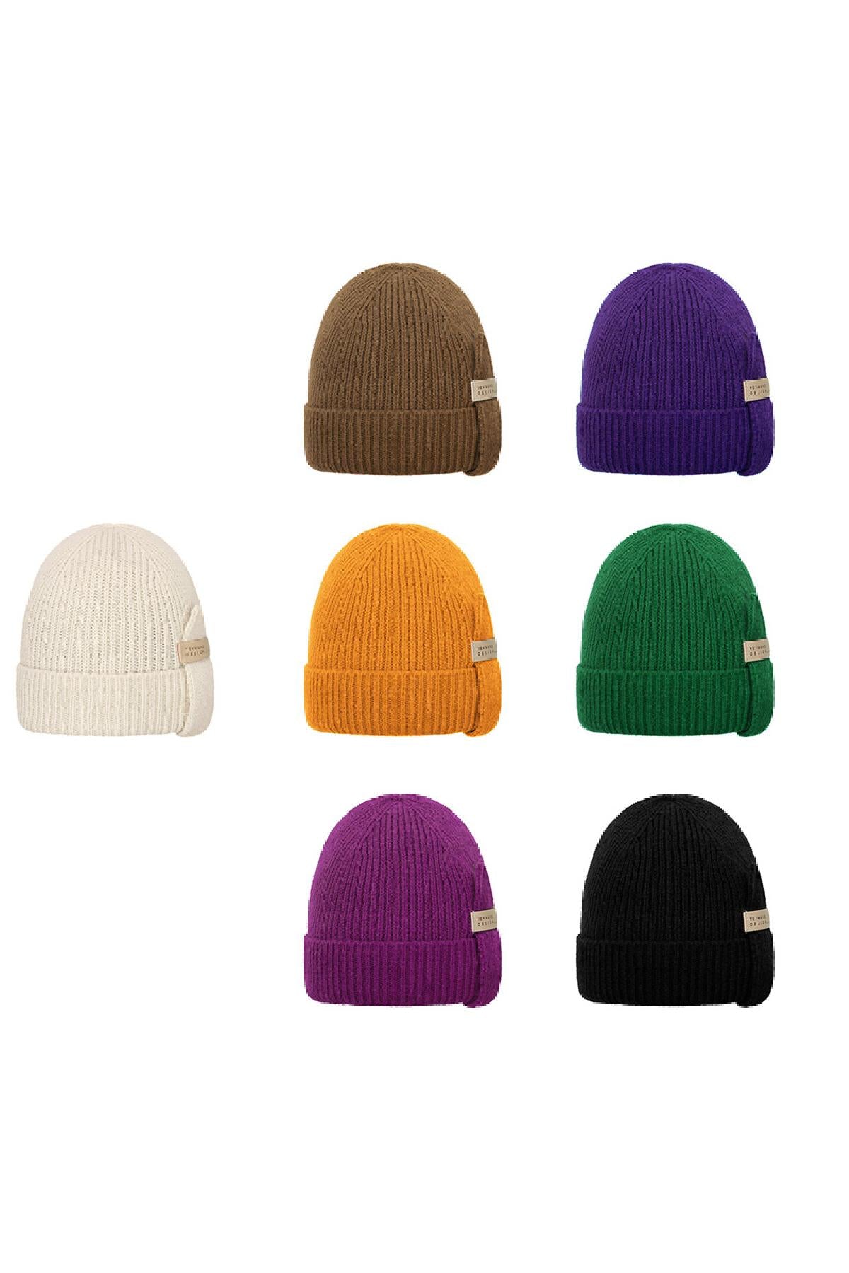 Beanie Yehwang Zwart Polyester