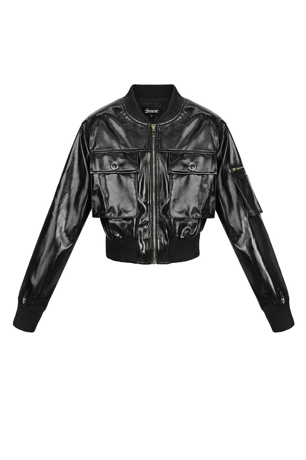 PU biker jacket