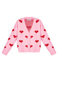 Heartbreaker vest - Roze rood