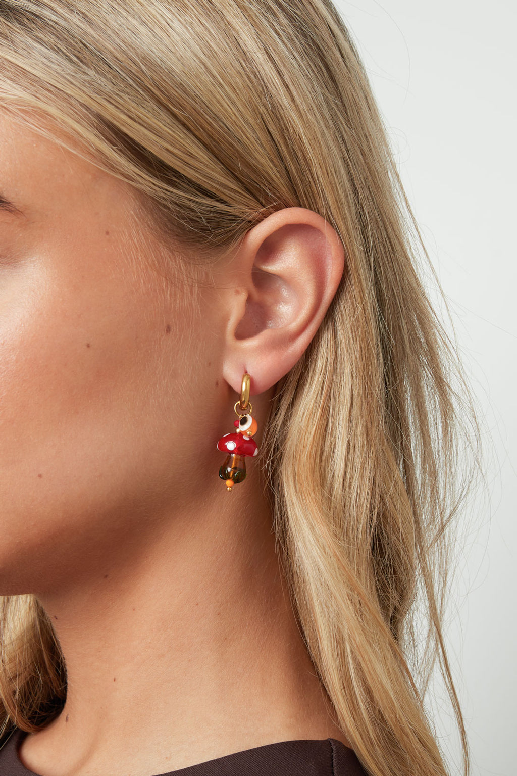 Oorbellen van roestvrij staal met druppelvorm, casual, dagelijks, eenvoudig, serie, damessieraden