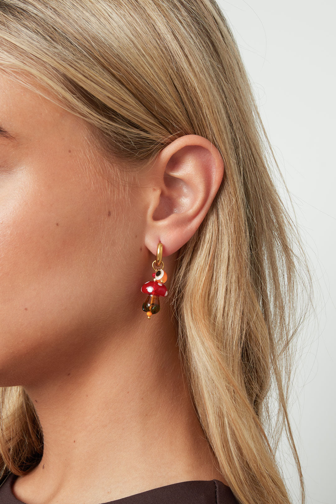 Oorbellen van roestvrij staal met druppelvorm, casual, dagelijks, eenvoudig, serie, damessieraden