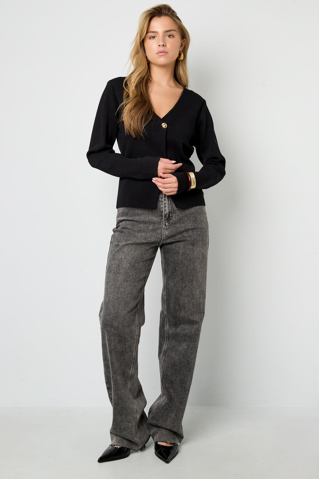 Een symmetrische cardigan