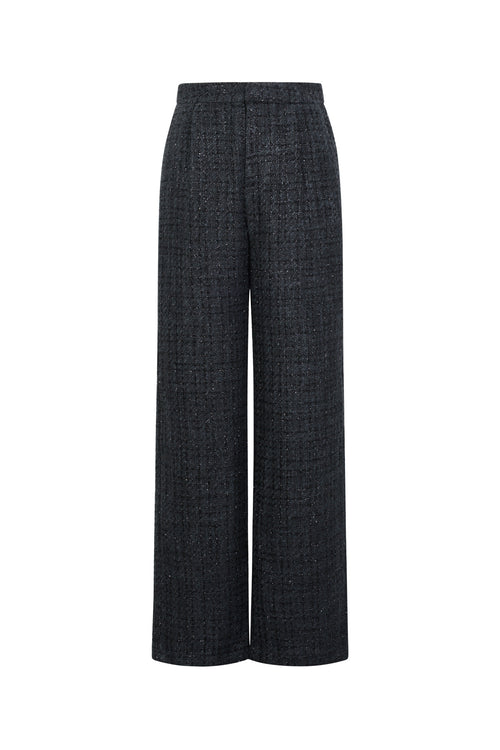 Polyestervezel (polyester) Rechte broek Geruit Elegante herfst/winterkleding