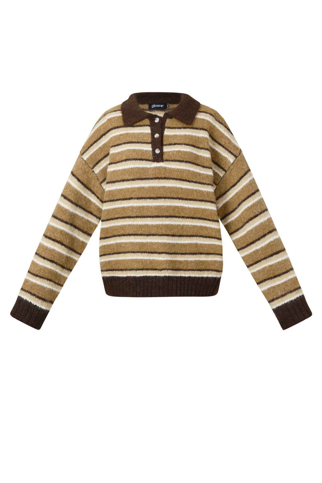 Polyestervezel (polyester) Gebreide truien Strepen Casual Herfst/Winterkleding