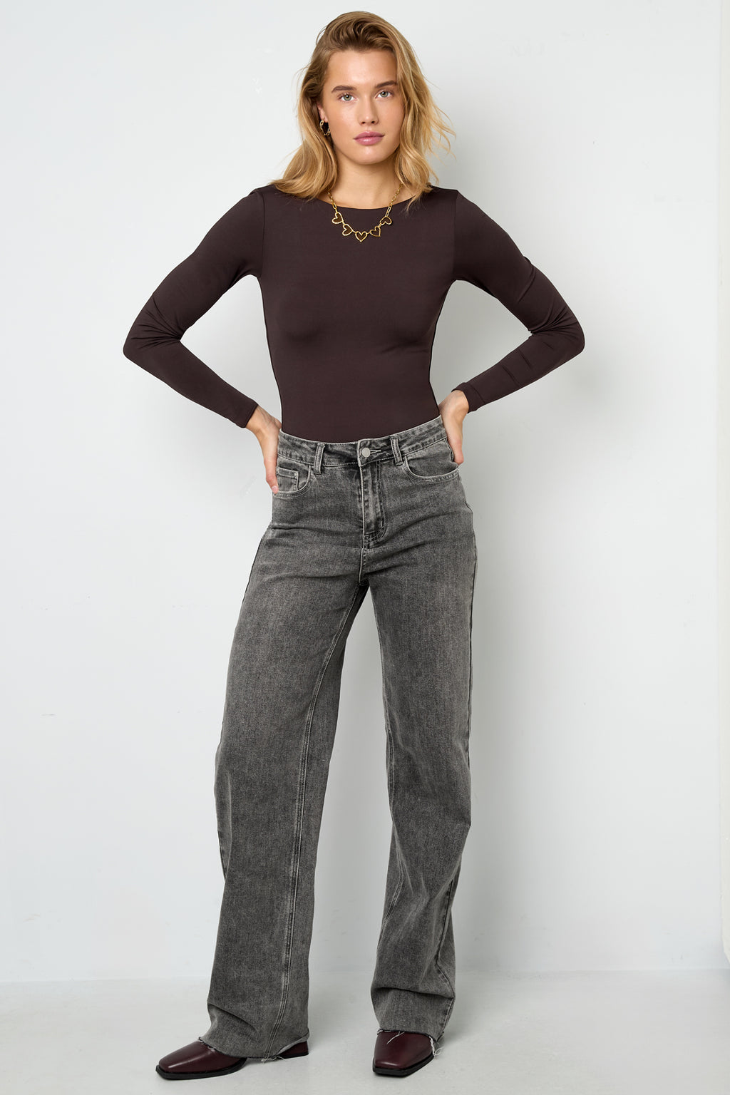 Nylon Shapewear Bodysuit Effen kleur Basic All Fit Kleding