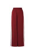 Sportieve broek met satijnen look