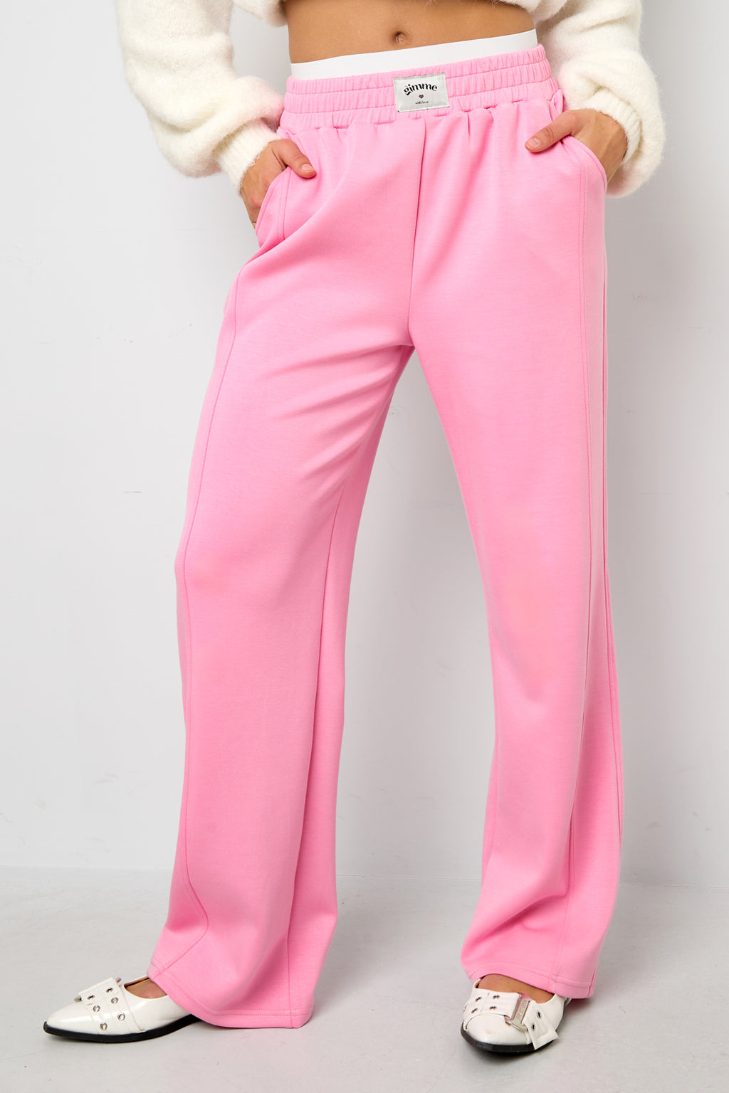 Polyestervezel (polyester) Rechte broek Effen kleur Sportief All Fit Kleding