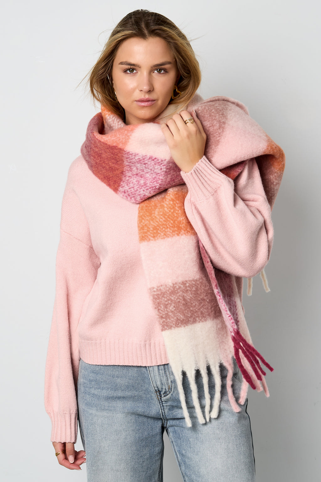Kleurrijke vibe sjaal
