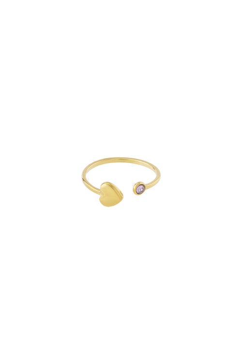 Geboortesteen ring