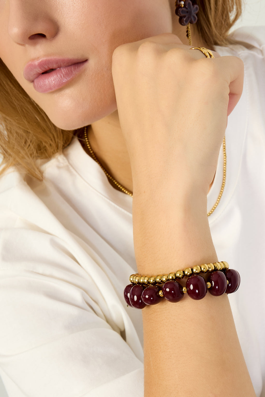 Armbanden met acryl kralen Kralen Casual Dagelijks Eenvoudig Serie Dames sieraden-15mm*12.5mm